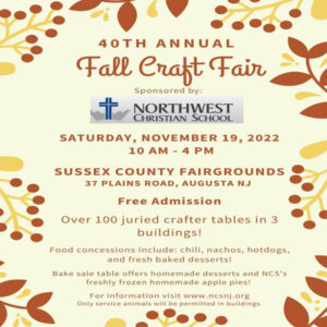 40th Annual Fall Craft Fair | Life In Sussex Magazine - Serving the ...