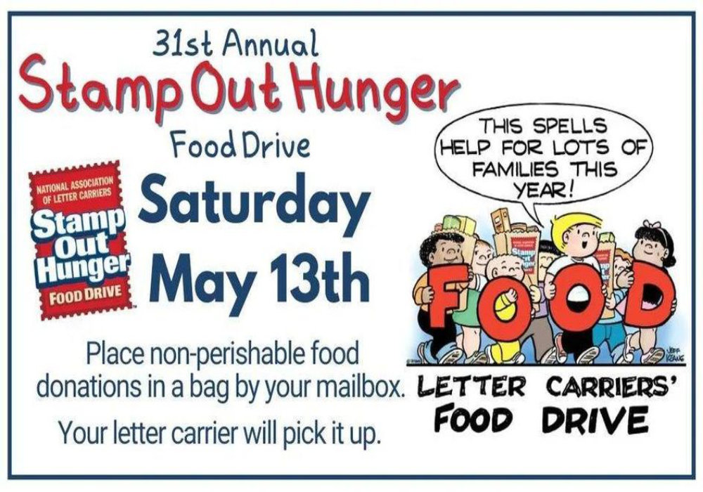 31st Annual Stamp Out Hunger Food Drive Life In Sussex Serving the