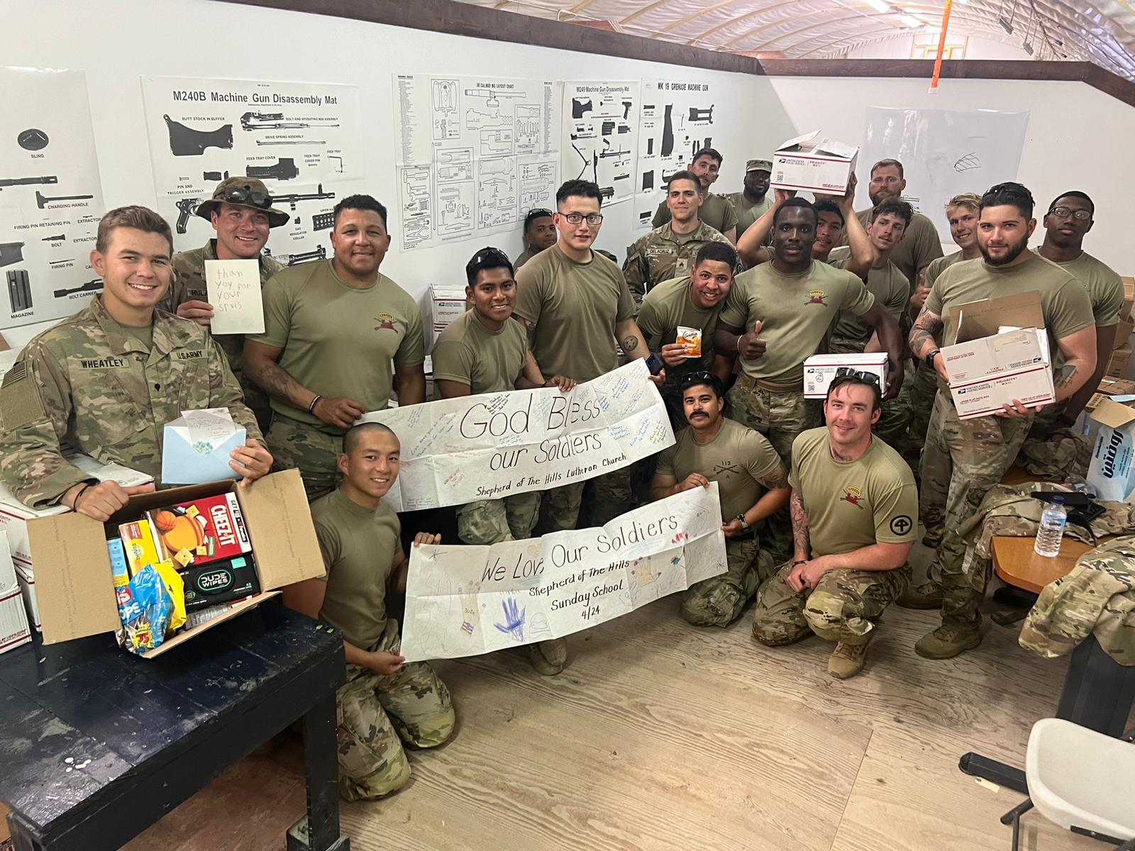 Supporting our Troops with<br> ‘Boxes of Blessings’