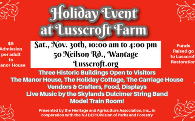 Holiday Event at<br> Lusscroft Farm