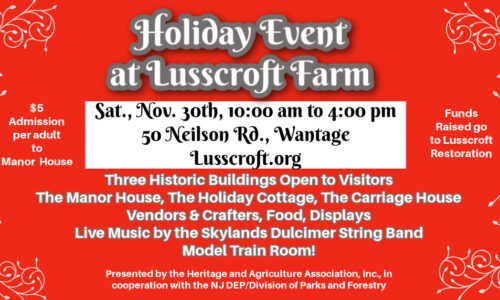 Holiday Event at<br> Lusscroft Farm