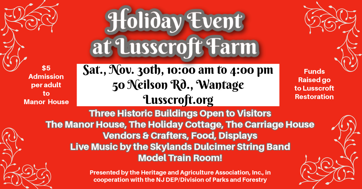 Holiday Event at<br> Lusscroft Farm